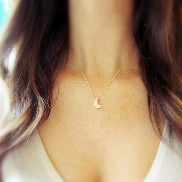 Moon Pendant Necklace