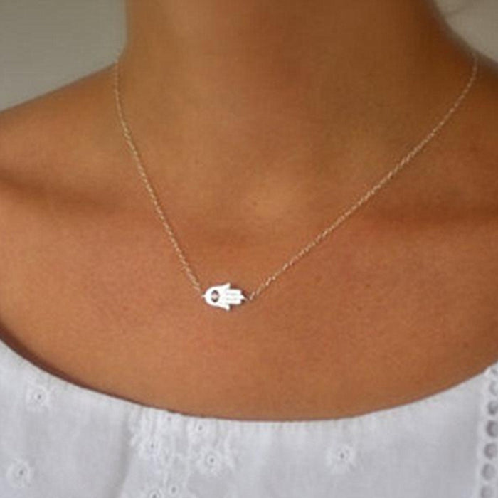 Hand Shape Pendant Necklace
